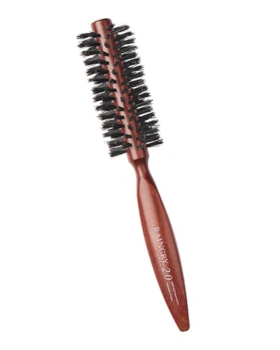 Raincry Pure Natural Bristle Smoothing Brush, Small In Chocolate