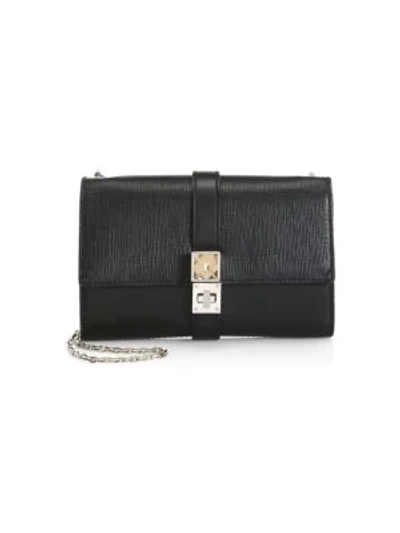 Proenza Schouler Grained Leather Wallet-on-chain In Black