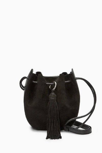 Rebecca Minkoff Lulu Leather Crossbody Bag In Black