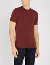 Emporio Armani Crewneck Jersey T-shirt In Red