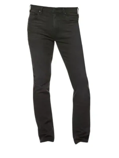 Paige Jeans Men's Federal Knoll Slim-fit Straight Leg Jeans In Black