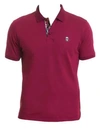 Robert Graham Easton Embroidered Skull Polo In Raspberry