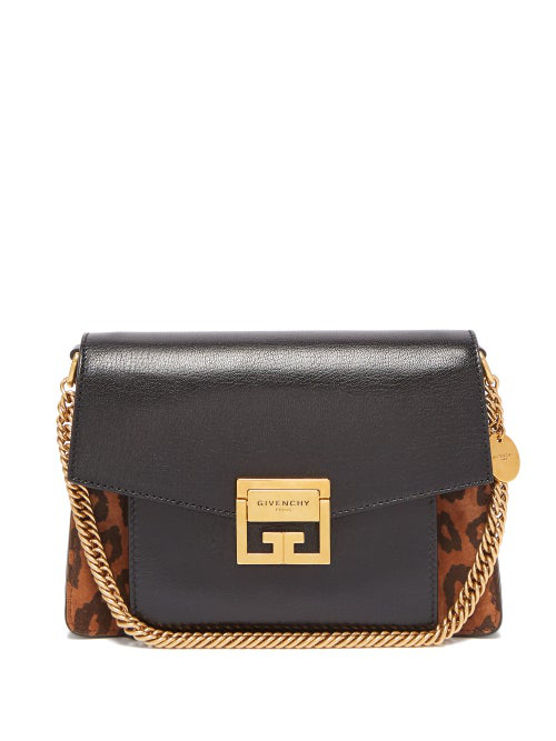 animal print leather bag