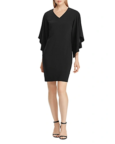 Ralph Lauren Lauren  Bell Sleeve Dress In Black