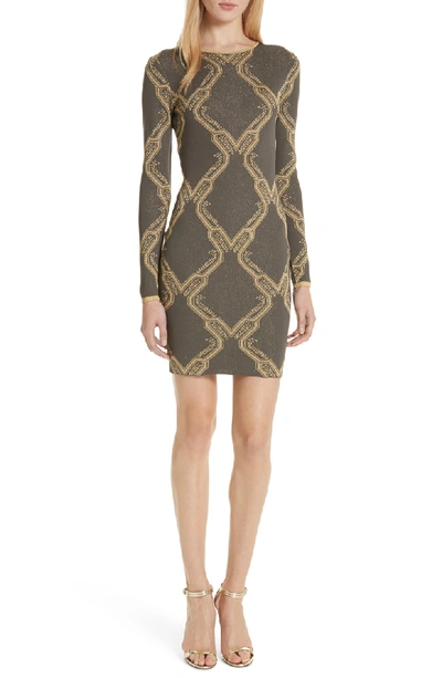 Ted Baker Hiliya Ice Palace Sweater Dress In Charcoal