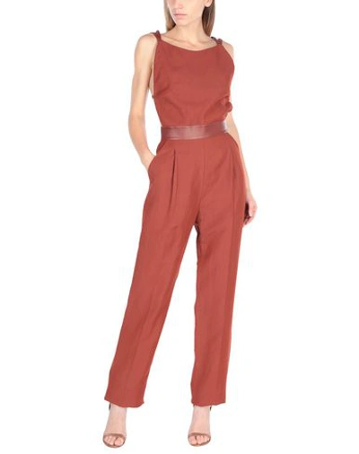 Roberto Cavalli Overalls In Brown