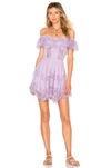 Charo Ruiz Vaiana Dress In Lilac