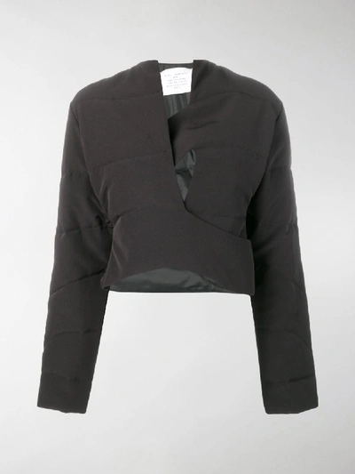 Marta Jakubowski Short Puffer Jacket In Black