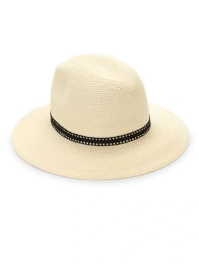 Eugenia Kim Courtney Packable Fedora Hat In Ivory