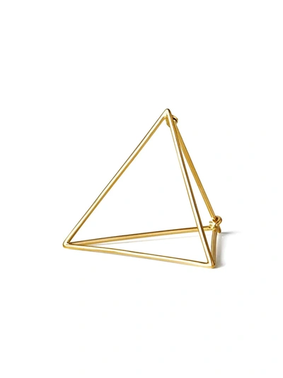 Shihara Triangle Earring 30 In Metallic