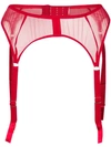 Myla Piccadilly Suspenders In Red