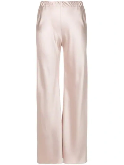 Blanca Pull-on Wide-leg Trousers In Pink