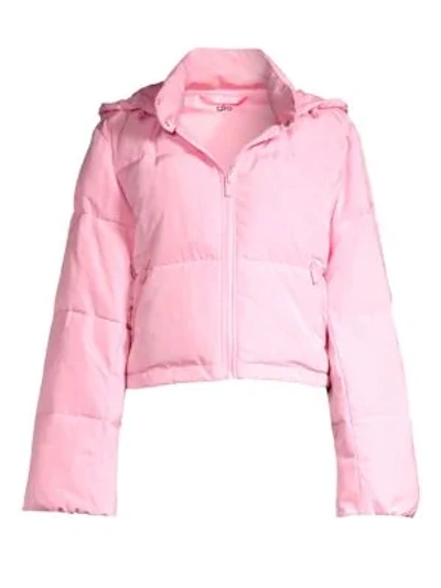 Alo Yoga Introspective Quilted Puffer Jacket In Flamingo