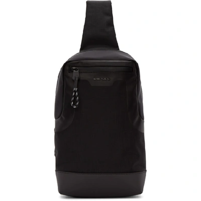 Diesel Black Suse Mono Backpack In H1669 Black