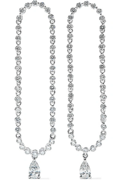 Anita Ko 18-karat White Gold Diamond Earrings