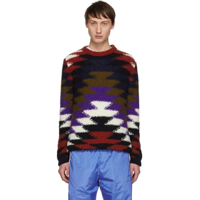 Moncler 2  1952 Multicolor Crewneck Sweater In 90-660.mult