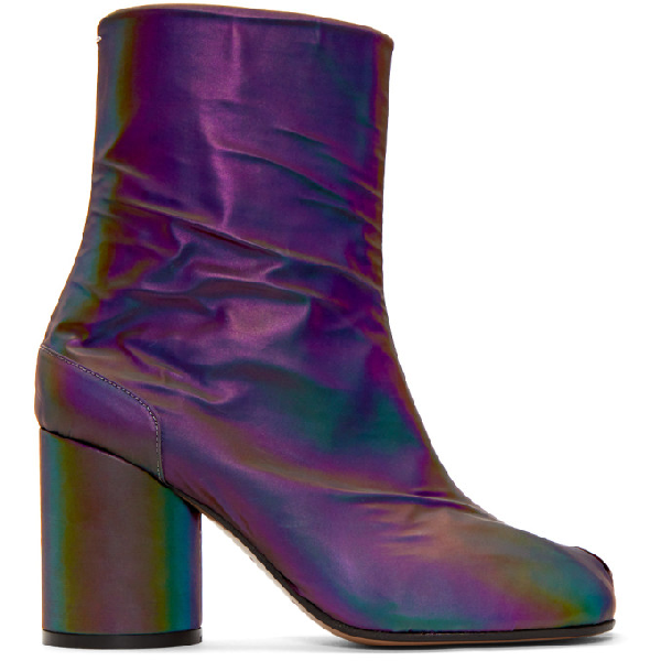 maison margiela reflective tabi