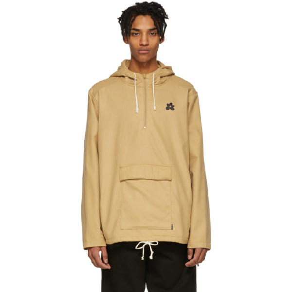 converse x golf le fleur anorak curry