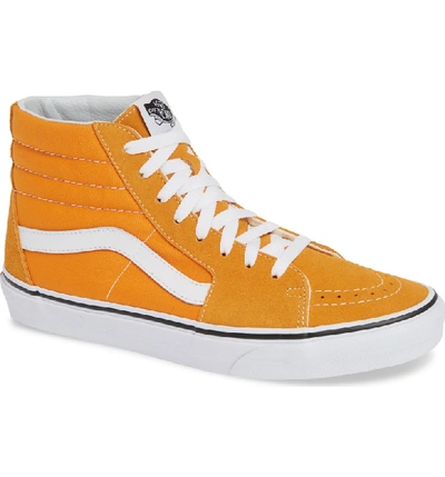 Vans 'sk8-hi' Sneaker In Dark Cheddar/ True White