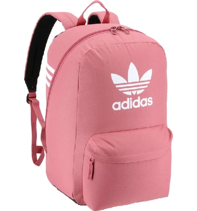 Adidas Originals Originals Big Logo Backpack - Red In Trace Maroon