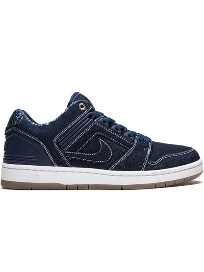 Nike Sb Air Force Ii Low Qs Sneakers In Blue