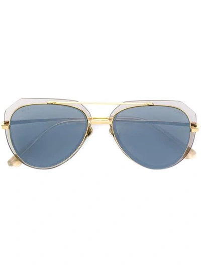 Bolon Aviator Style Sunglasses In Gold