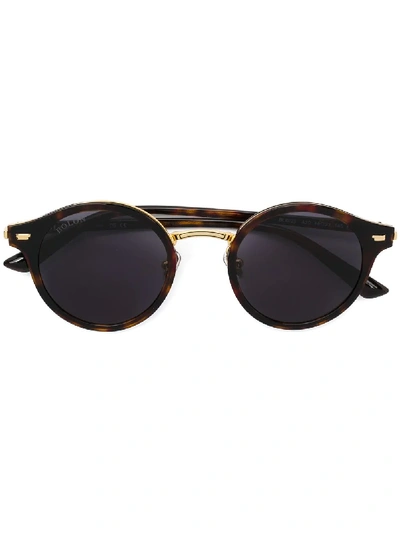 Bolon Round Frame Sunglasses - Brown