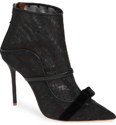 Malone Souliers By Roy Luwolt Claudia Bootie In Black Mesh