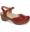 Dansko 'sam' Clog In Coral Leather