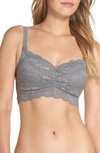 Cosabella 'never Say Never Mommie' Soft Cup Nursing Bralette In Platinum