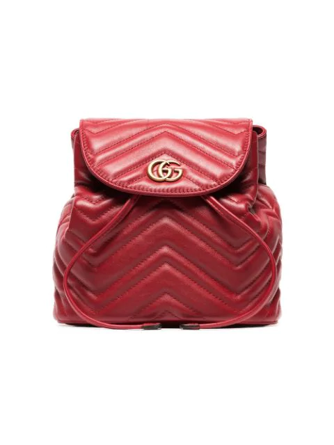 gg marmont quilted leather backpack price