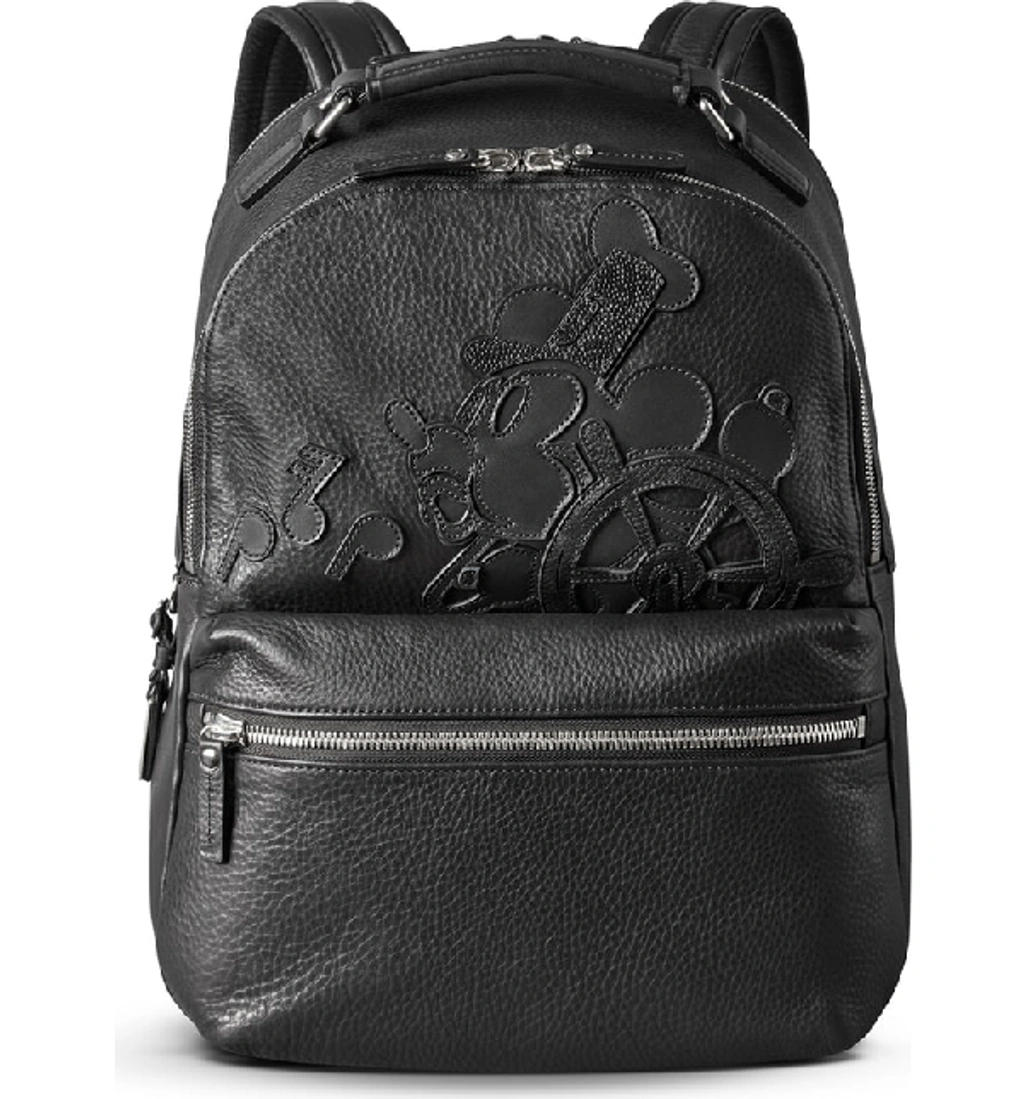 SHINOLA LIMITED STEAMBOAT WILLIE MICKEY BACKPACK Loungefly Disney Steamboat Willie Mini Backpack | Hot Topic main image 2
