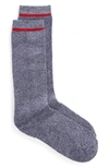 Ugg Men's Kyro Cozy Ribbed Crew Socks In Marled Navy