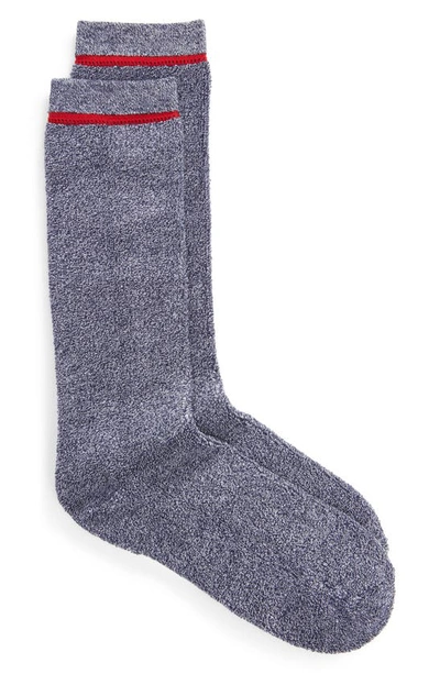 Ugg Men's Kyro Cozy Ribbed Crew Socks In Marled Navy