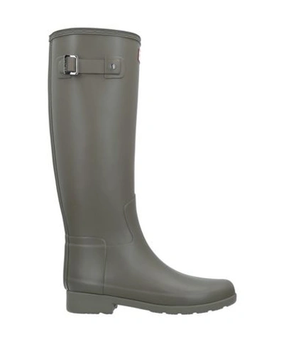 Hunter Boots In Military Green