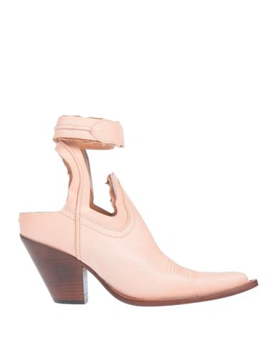 Maison Margiela Ankle Boot In Light Pink