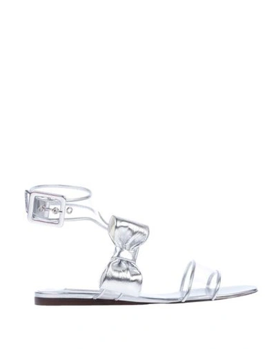Valentino Garavani Sandals In Silver