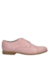 Jil Sander Laced Shoes In Pastel Pink