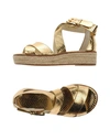 Michael Michael Kors Espadrilles In Gold