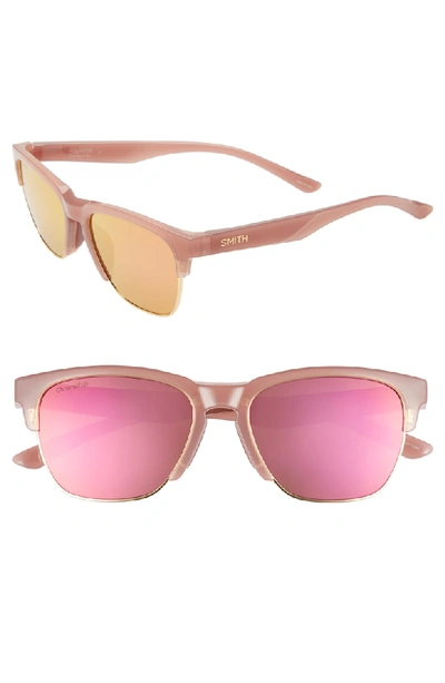 Smith Haywire 55mm Chromapop(tm) Sunglasses - Pink/ Coffee