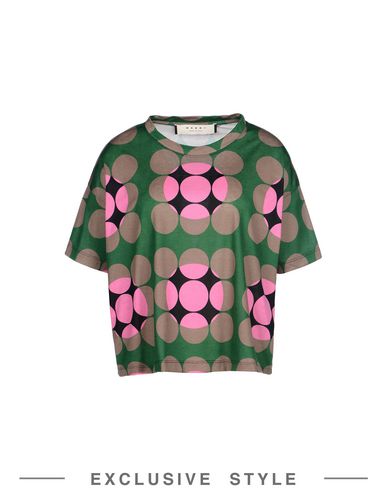Marni T-shirt In Green | ModeSens