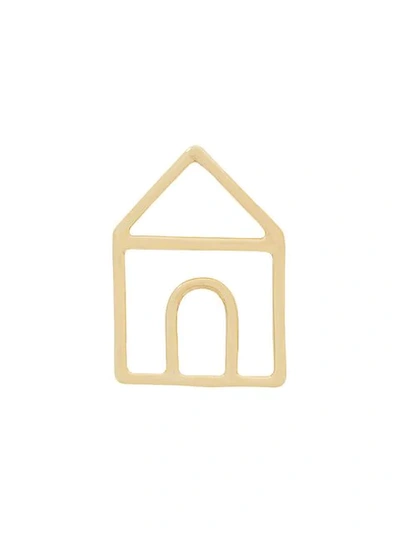 Aliita 9kt Gold House Stud Earring