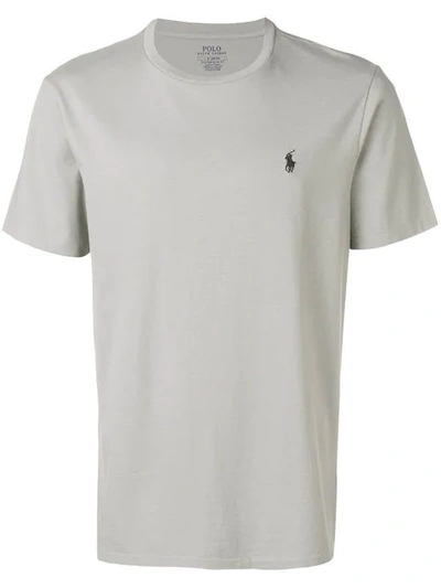 Polo Ralph Lauren Signature Logo T In Grey