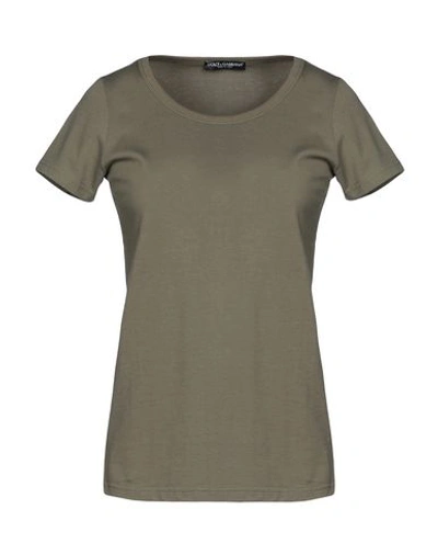 Dolce & Gabbana T-shirt In Military Green