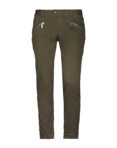 Dsquared2 Casual Pants In Military Green