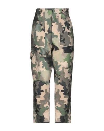 Ermanno Gallamini Casual Pants In Military Green