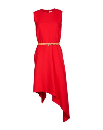 Victoria Beckham Short Dress In Red