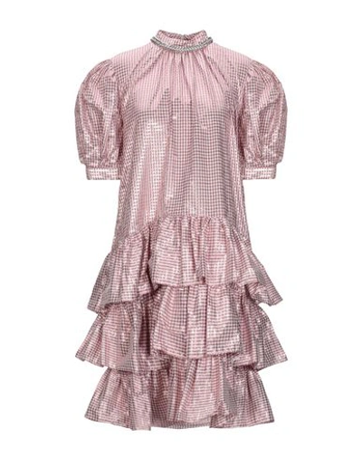 Christopher Kane Short Dresses In Pastel Pink