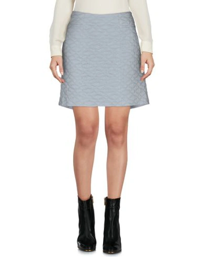 Theyskens' Theory Mini Skirt In Sky Blue