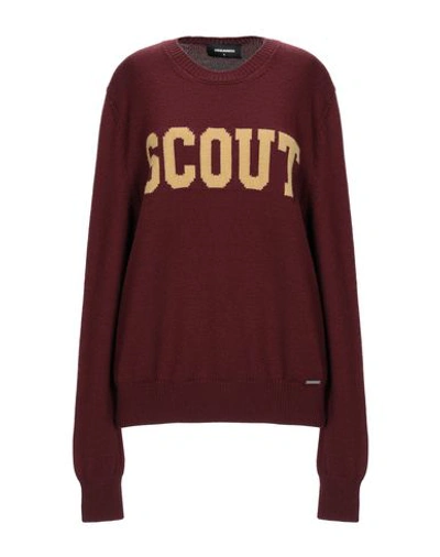 Dsquared2 Sweaters In Brown